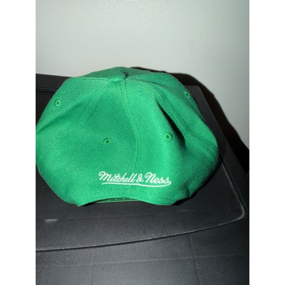 Mitchell & Ness New Orleans Jazz Snapback Hat Green Yellow NBA Cap 21188028 - Picture 2 of 4